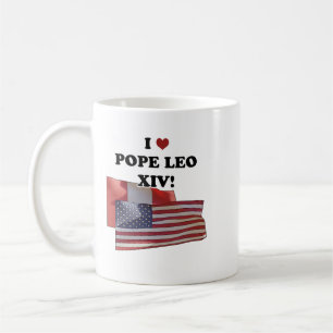 Ich Liebe Papst Leo XIV! Kaffeetasse