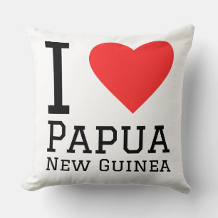 Ich liebe Papua-Neuguinea  Kissen