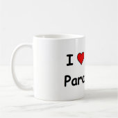 Ich liebe Paragliding Kaffeetasse (Links)