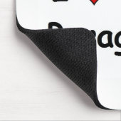 Ich liebe Paragliding Mousepad (Ecke)