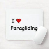Ich liebe Paragliding Mousepad (Mit Mouse)