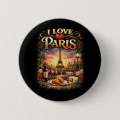 Ich liebe Paris Button (Vorderseite)
