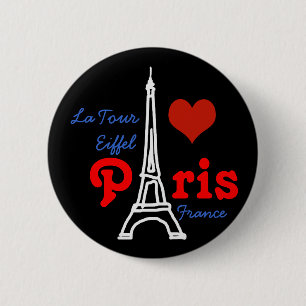 Ich Liebe Paris ... Button
