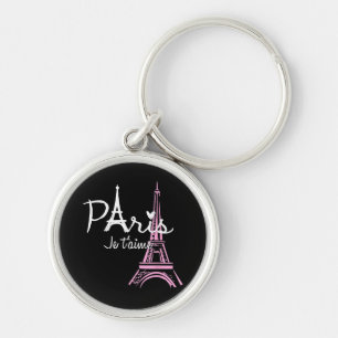 Ich liebe Paris Eiffelturm Frankreich Französisch Schlüsselanhänger