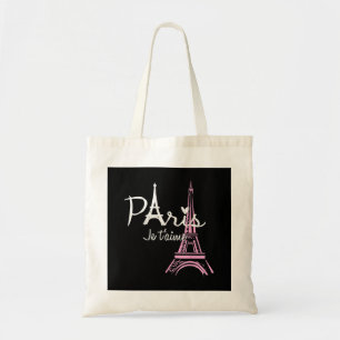 Ich liebe Paris Eiffelturm Frankreich Französische Tragetasche