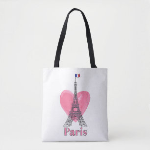 Ich liebe Paris Eiffelturm Frankreich Geschenk Tasche