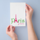 Ich liebe Paris Flyer (Handgriff)