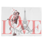 Ich liebe Paris Große Geschenktüte (Rückseite)