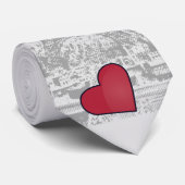 Ich liebe Paris Krawatte (Gerollt)