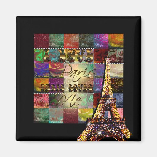 Ich liebe Paris - Magnet (Vorne)