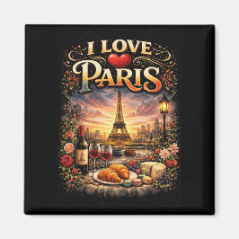 Ich liebe Paris Magnet