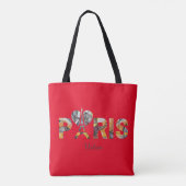 Ich liebe Paris - Street Art Urban Tasche (Rückseite)