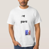 Ich liebe Paris T-Shirt (Vorderseite)