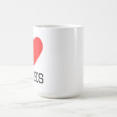 Ich liebe Parks Kaffeetasse (Mittel)