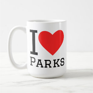 Ich liebe Parks Kaffeetasse