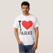 Ich liebe Parks T-Shirt (Vorne ganz)