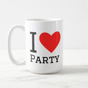 Ich liebe Party Kaffeetasse