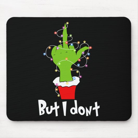 Ich Liebe passt Weihnachten, aber ich Paare nicht Mousepad (Vorne)