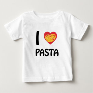 Ich liebe Pasta Baby T-shirt