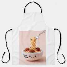 Ich liebe Pasta Italienischer Koch Kochschürze