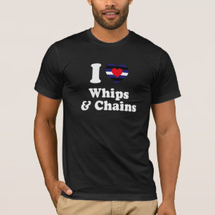 Ich liebe Peitschen und Ketten - T-Shirt