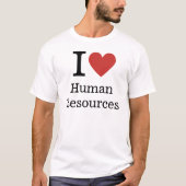 Ich ❤️ Liebe Personalwesen T-Shirt (Vorderseite)