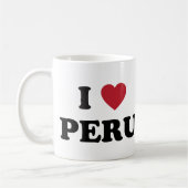 Ich liebe Peru Kaffeetasse (Links)