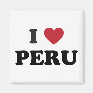 Ich liebe Peru Magnet