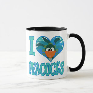 Ich liebe Pfauen Tasse