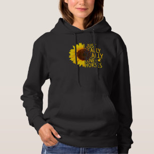 Ich Liebe Pferde Frauen Männer Hare Mare Sun Hoodie