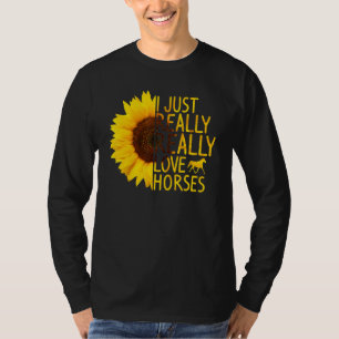 Ich Liebe Pferde Frauen Männer Hare Mare Sun T-Shirt