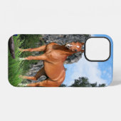 Ich liebe Pferde iPhone Hülle (Rückseite (Horizontal))