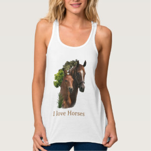 Ich liebe Pferde Tank Top
