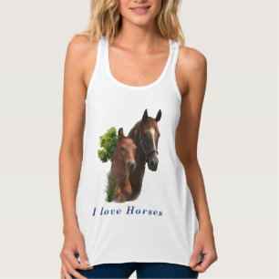 Ich liebe Pferde Tank Top