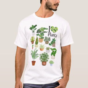 Ich liebe Pflanzen Basic T-Shirt