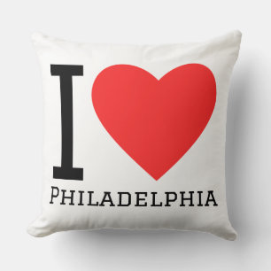 Ich liebe Philadelphia Kissen