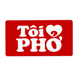 Ich liebe Pho (Tôi ❤ PHỞ) Vietnamesische Sprache