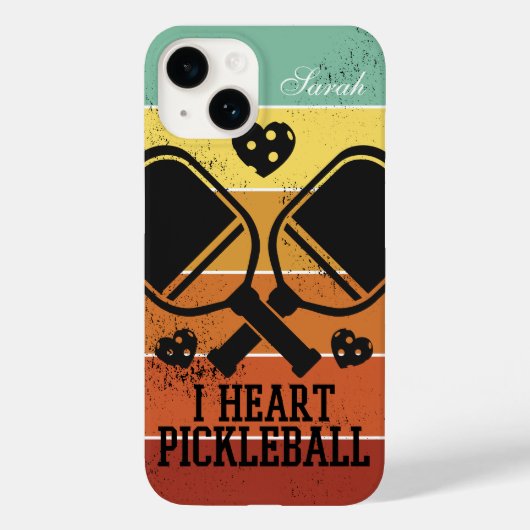 Ich liebe Pickleball Case-Mate iPhone Hülle (Rückseite)
