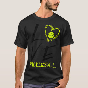 Ich liebe Pickleball lustiger Pickle Ball T-Shirt