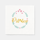 Ich liebe Pilates Entspannungs-Muskeltraining Gesc Serviette (Vorderseite)