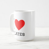 Ich liebe Pilates Kaffeetasse (Vorderseite Links)