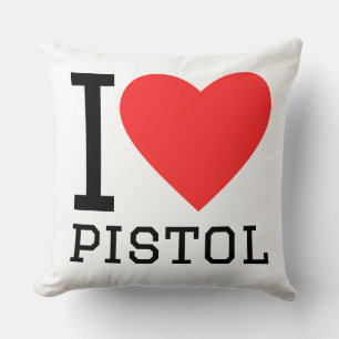 Ich liebe Pistole Kissen