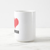 Ich liebe Pittsburg Kaffeetasse (Mittel)