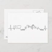 Ich Liebe Pittsburgh in einem außergewöhnlichen ec Postkarte (Vorne/Hinten)