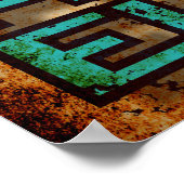 Ich liebe Pixel Poster (Ecke)