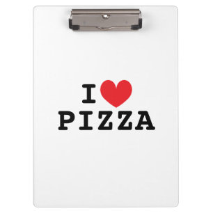 Ich liebe Pizza Bestellclipboard für Pizzeria Klemmbrett