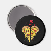 Ich Liebe Pizza Fun Fast Food Magnet (Vorderseite/Rückseite)