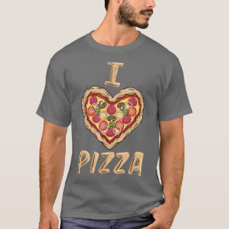 Ich Liebe Pizza für Pizza Lover  T-Shirt