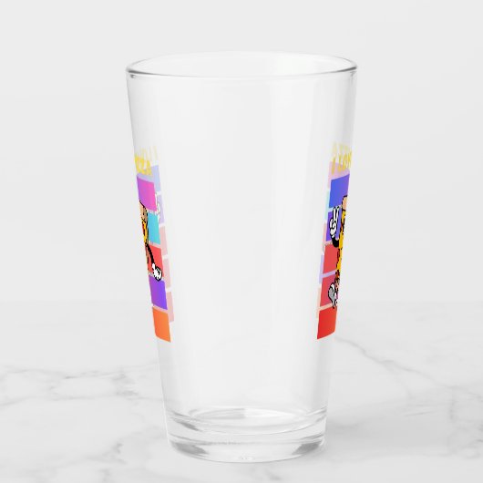 Ich Liebe Pizza. Glas (Rechts)