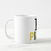 Ich liebe Pizza Kaffeetasse (Links)